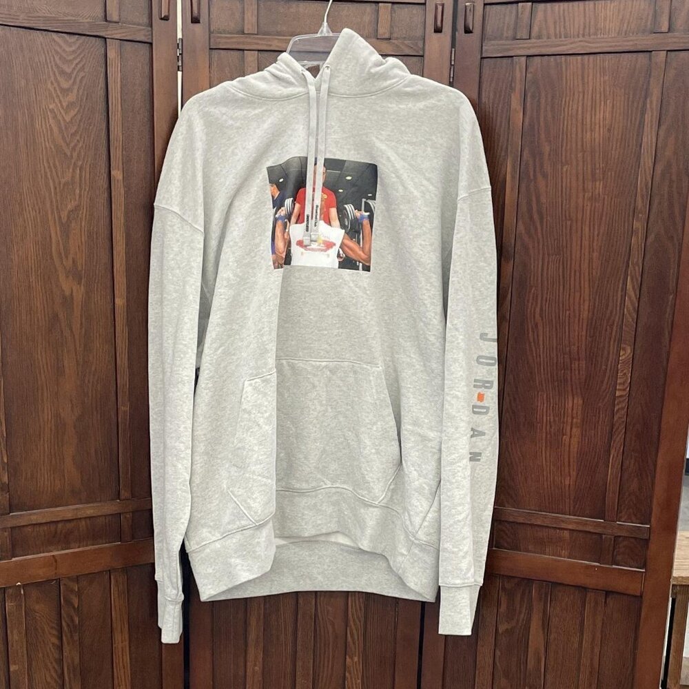 Nwt Men Jordan Undefeated Grey Hoodie XL